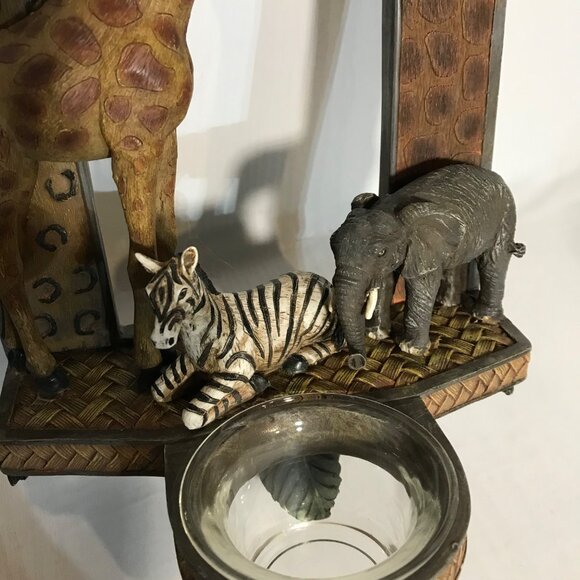 Bella Casa Ganz African Safari Animal Tealight Candle Holder Hand-Painted - Picture 4 of 11